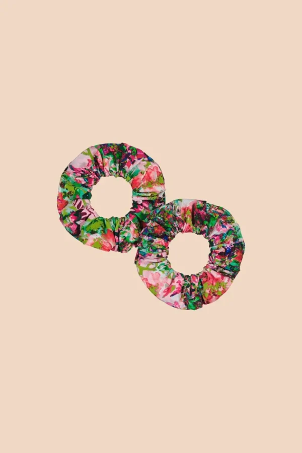 Kaiko Scrunchie Setti, Blooming Forest Bright