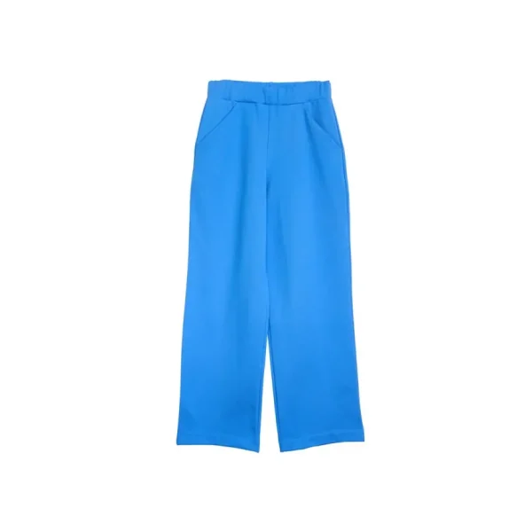 Papu Wide Leg Housut, Bright Blue