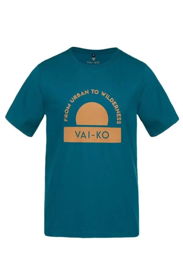 Vai-Ko Horisontti T-Paita, Deep Teal